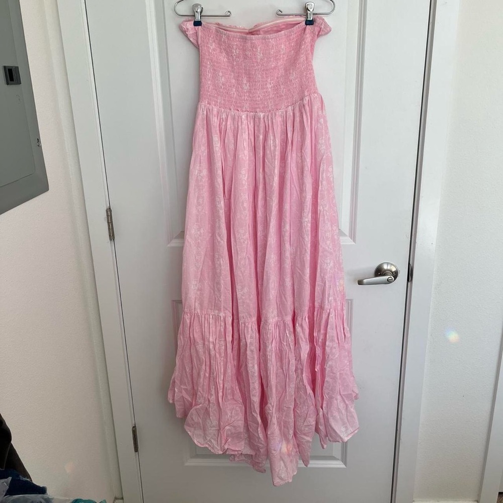 NEW Altar’d State Pink Floral Maxi Dress Size Large NWT - Picture 6 of 8
